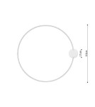 THORO Plafon RIO 110 czarny LED 4000K 1xLED TH.136 THORO Plafon RIO 110 czarny LED 4000K 1xLED TH.136