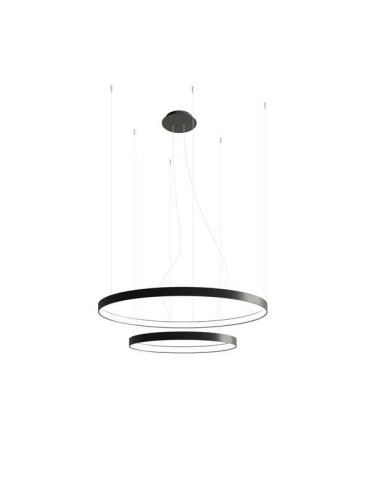 THORO Żyrandol RIO 2 55/78 czarny LED 3000K 2xLED TH.137