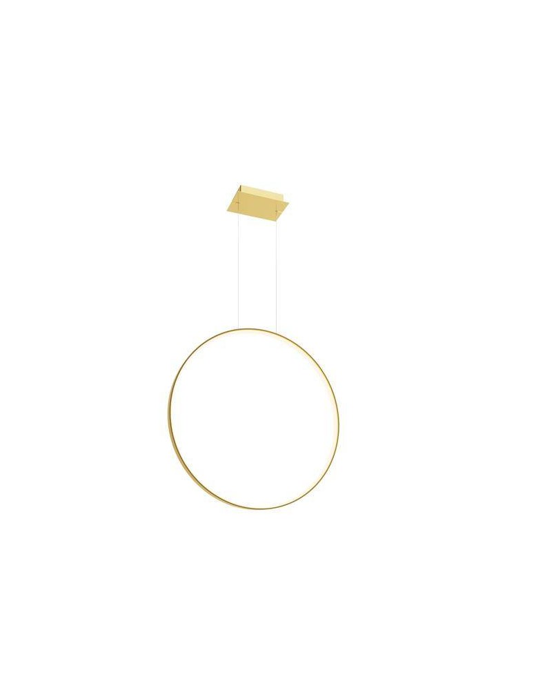 THORO Lampa wisząca RIO 78 złota LED 4000K 1xLED TH.140 THORO Lampa wisząca RIO 78 złota LED 4000K 1xLED TH.140
