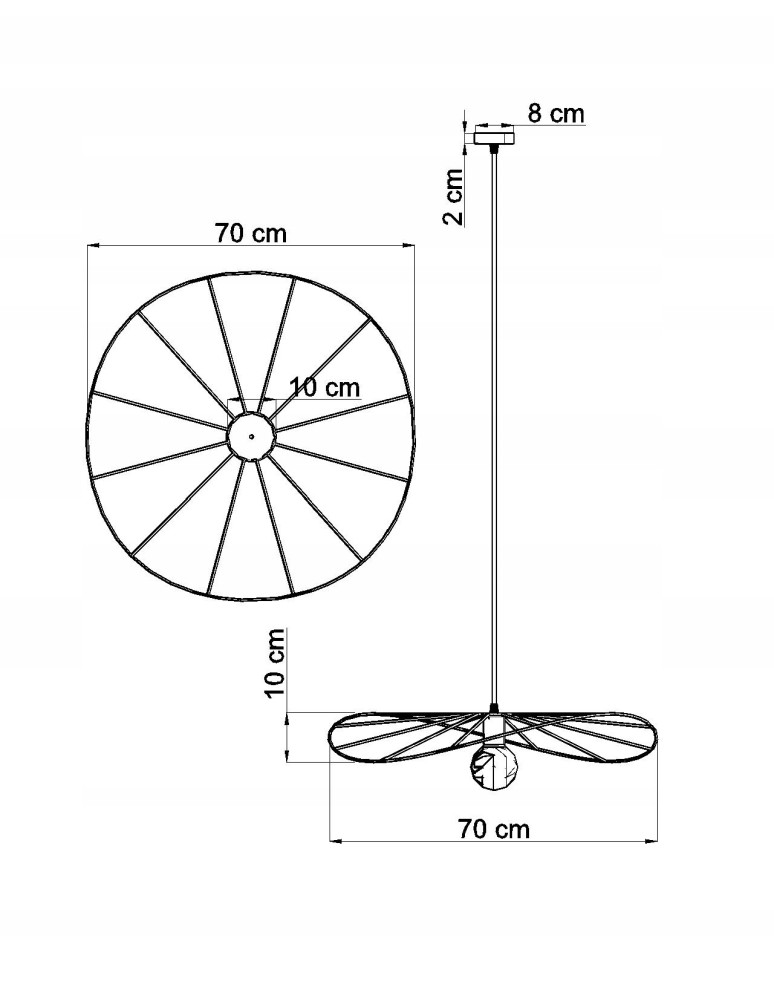 THORO ESKOLA 70 Wisząca 1xE27 Czarny TH.010CZ THORO ESKOLA 70 Wisząca 1xE27 Czarny TH.010CZ