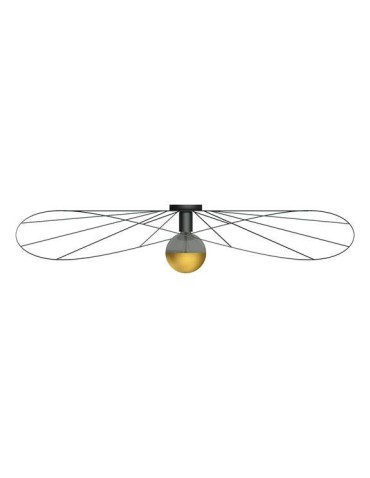 THORO ESKOLA 110 Plafon/Kinkiet 1xE27 Czarny TH.014CZ