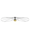 THORO ESKOLA 140 Plafon/Kinkiet 1xE27 Czarny TH.015CZ
