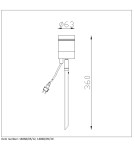 Lampy ogrodowe wbijane w ziemię (z klinem) - Lucide ARNE-LED 1x GU10/5W Czarny 14868/05/30 Reflektor - produkt 4
