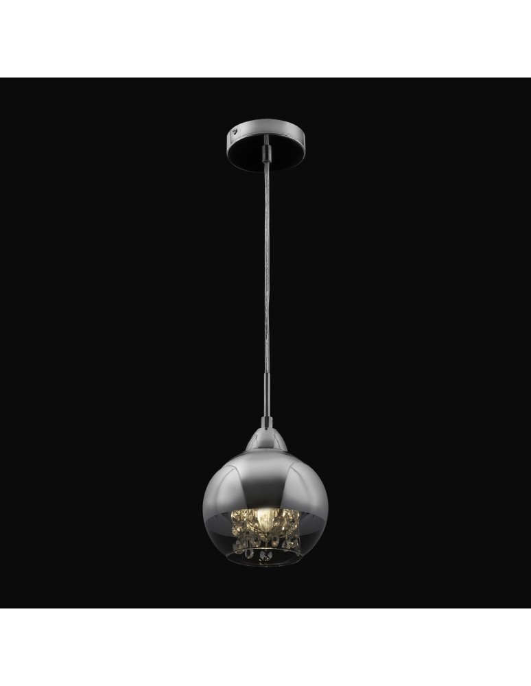 Lampy wiszące - Maytoni Iceberg 1xE14 40W wisząca P012-PL-01-N nikiel - produkt kolory-swiatla.pl 2