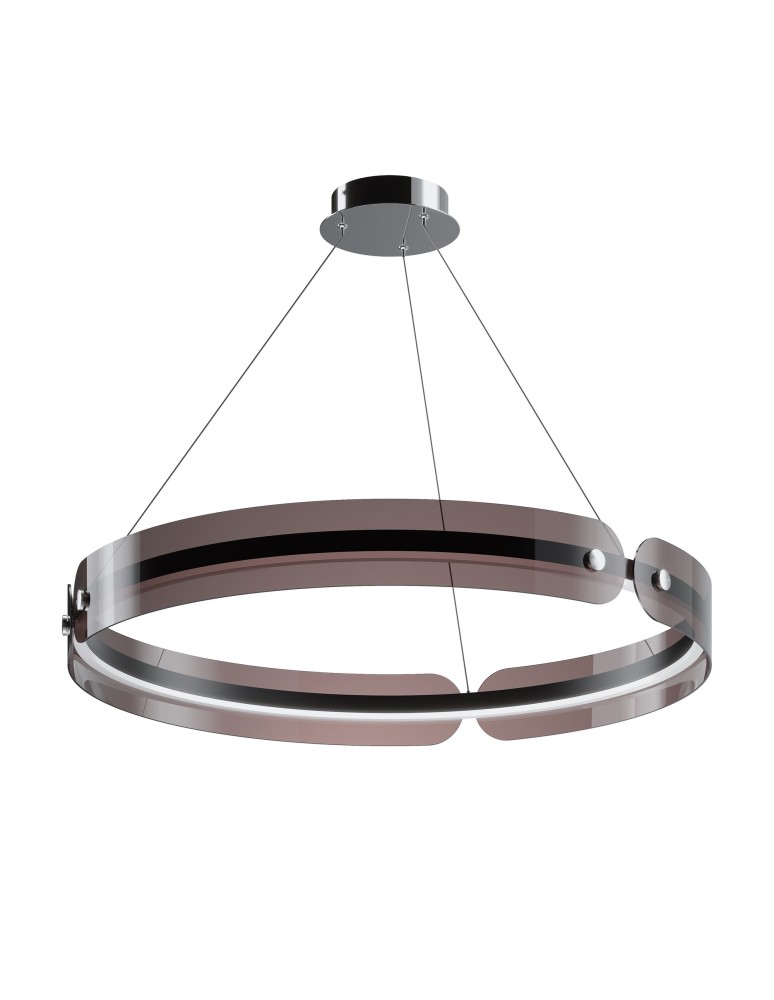 Lampy wiszące LED - Maytoni Interstellar Wisząca LED 1x40W 4000K 750lm Szary  MOD309PL-L40GR4K - produkt kolory-swiatla.pl 1