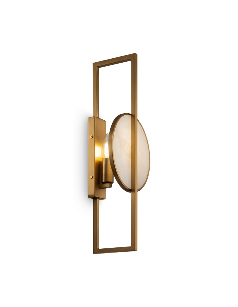 Kinkiety loftowe - industrialne - Maytoni Marmo Ścienna E14 1x40W   Złoty  MOD099WL-01G - produkt kolory-swiatla.pl 1