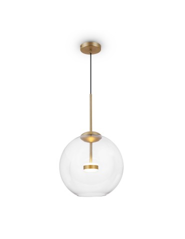 Maytoni Cometa Wisząca LED 12.2W 2899K 720lm Złoty Matowy   MOD056PL-L12G3K