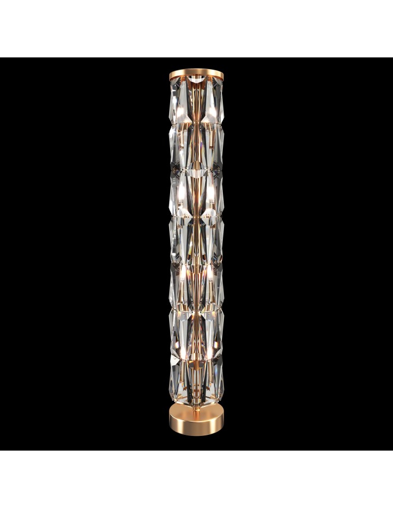 Maytoni Puntes Podłogowa E14 8x60W   Złoty  MOD043FL-08G