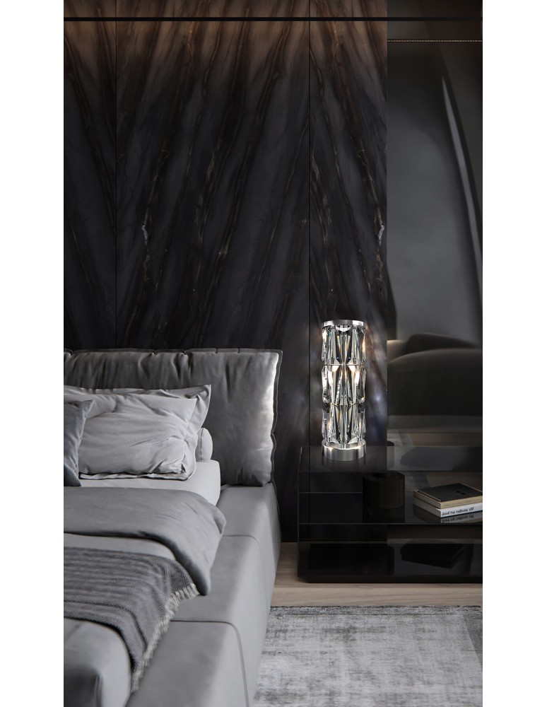 Maytoni Puntes Stołowa E14 2x60W Chrom MOD043TL-02CH