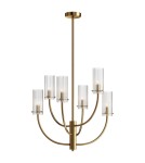 Żyrandole nowoczesne - Maytoni Arco Wisząca G9 6x40W Mosiądz MOD223PL-06BS - produkt 1