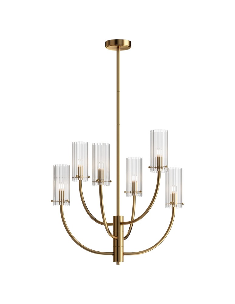 Maytoni Arco Wisząca G9 6x40W Mosiądz MOD223PL-06BS
