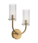 Kinkiety - Maytoni Arco Ścienna G9 2x40W   Mosiądz  MOD223WL-02BS - product 1