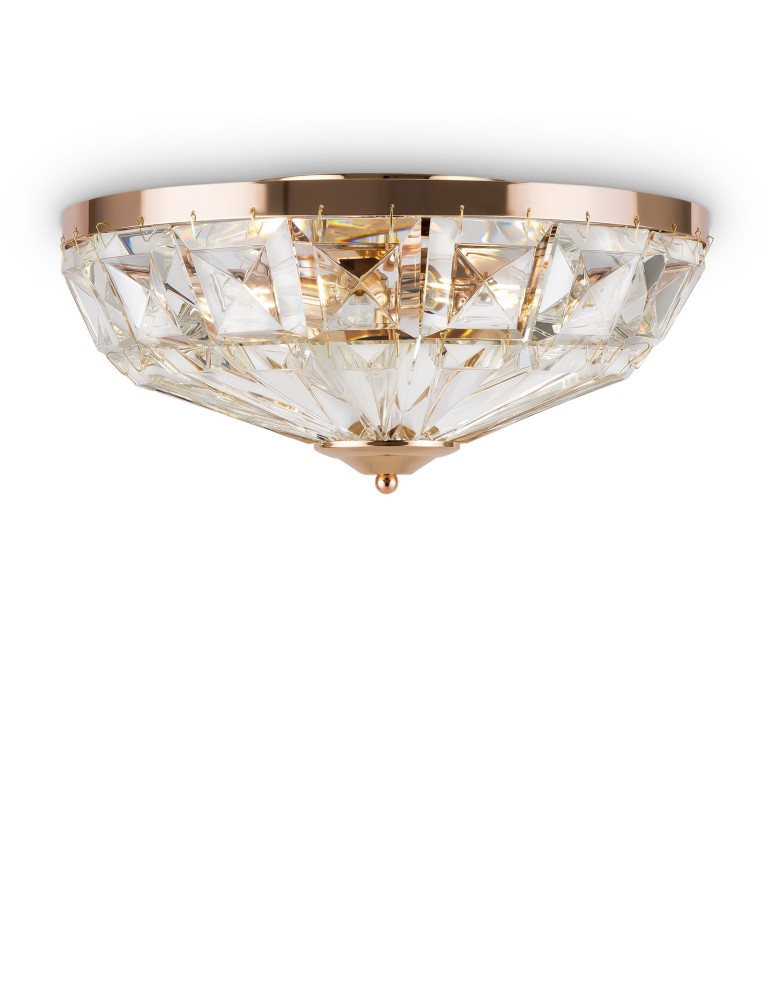 Lampy sufitowe z kryształami - Maytoni Facet Sufitowa E14 4x60W   Złoty  MOD094CL-04G - produkt kolory-swiatla.pl 1