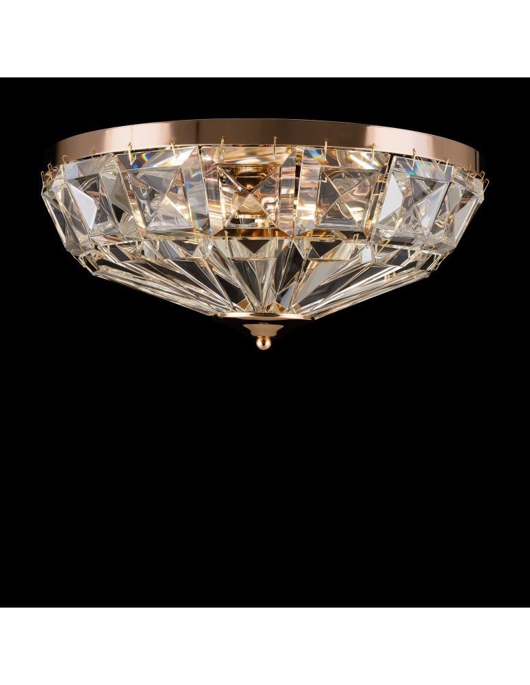 Maytoni Facet Sufitowa E14 4x60W   Złoty  MOD094CL-04G