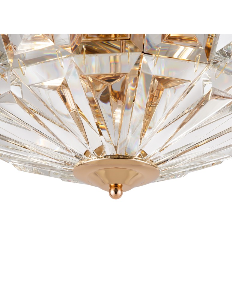 Maytoni Facet Sufitowa E14 4x60W   Złoty  MOD094CL-04G