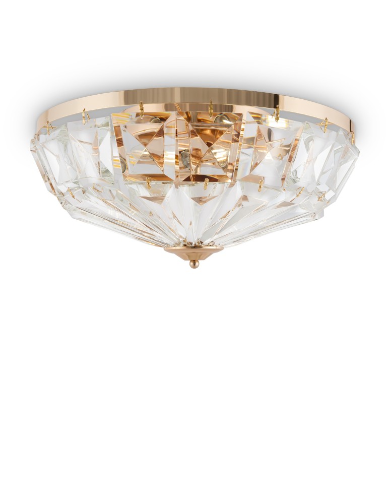 Lampy sufitowe z kryształami - Maytoni Facet Sufitowa E14 6x60W   Złoty  MOD094CL-06G - produkt kolory-swiatla.pl 1