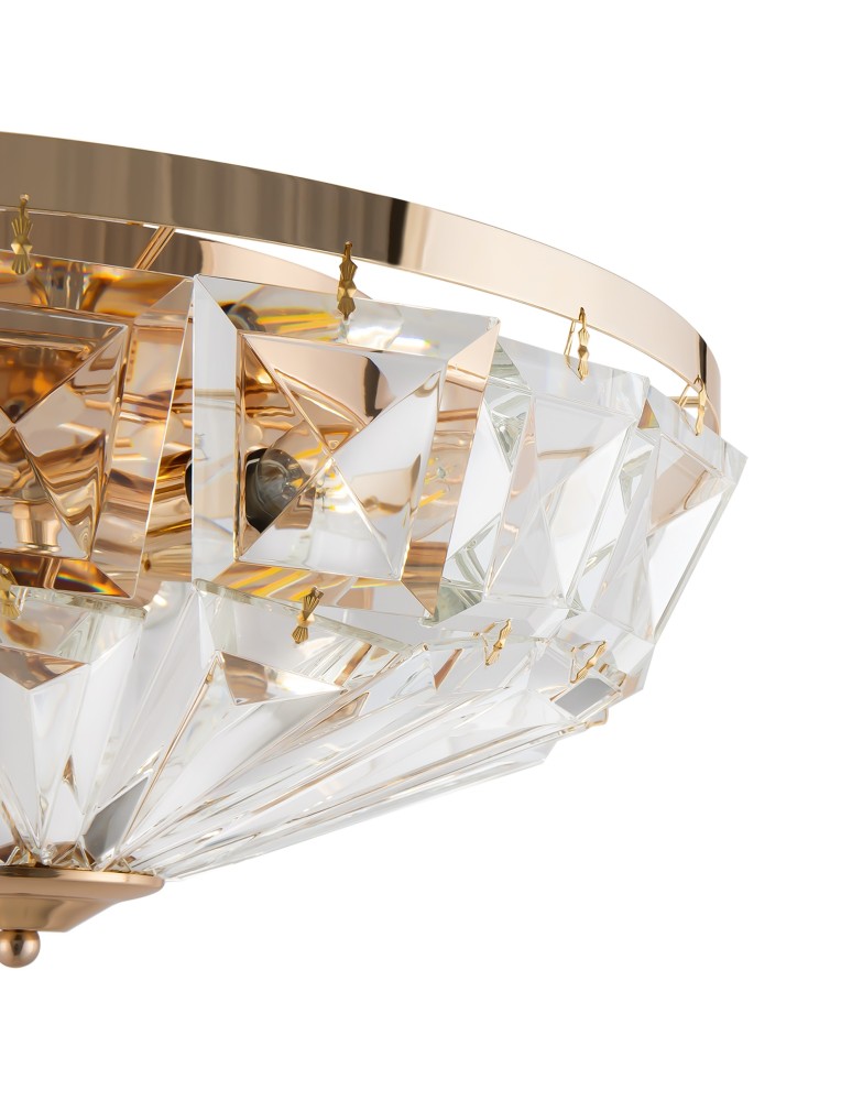 Maytoni Facet Sufitowa E14 6x60W Złoty MOD094CL-06G