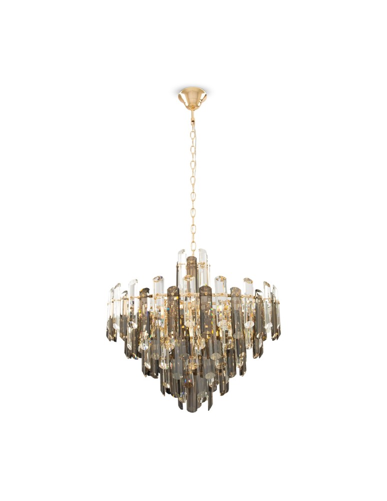 Maytoni Flare Wisząca E14 8x40W Złoty DIA200PL-08G