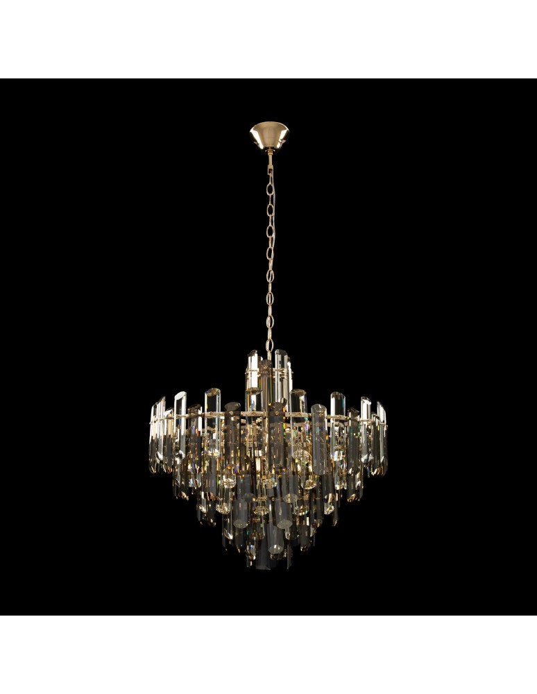 Maytoni Flare Wisząca E14 8x40W Złoty DIA200PL-08G