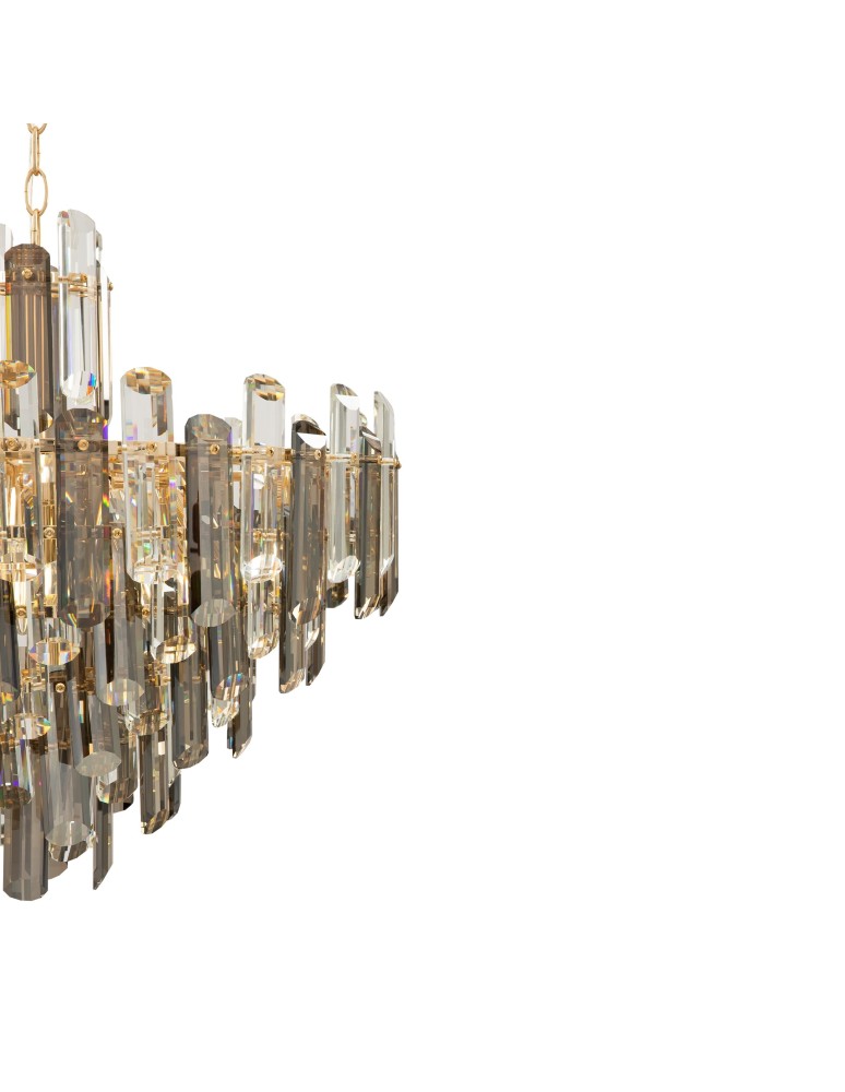 Maytoni Flare Wisząca E14 8x40W Złoty DIA200PL-08G