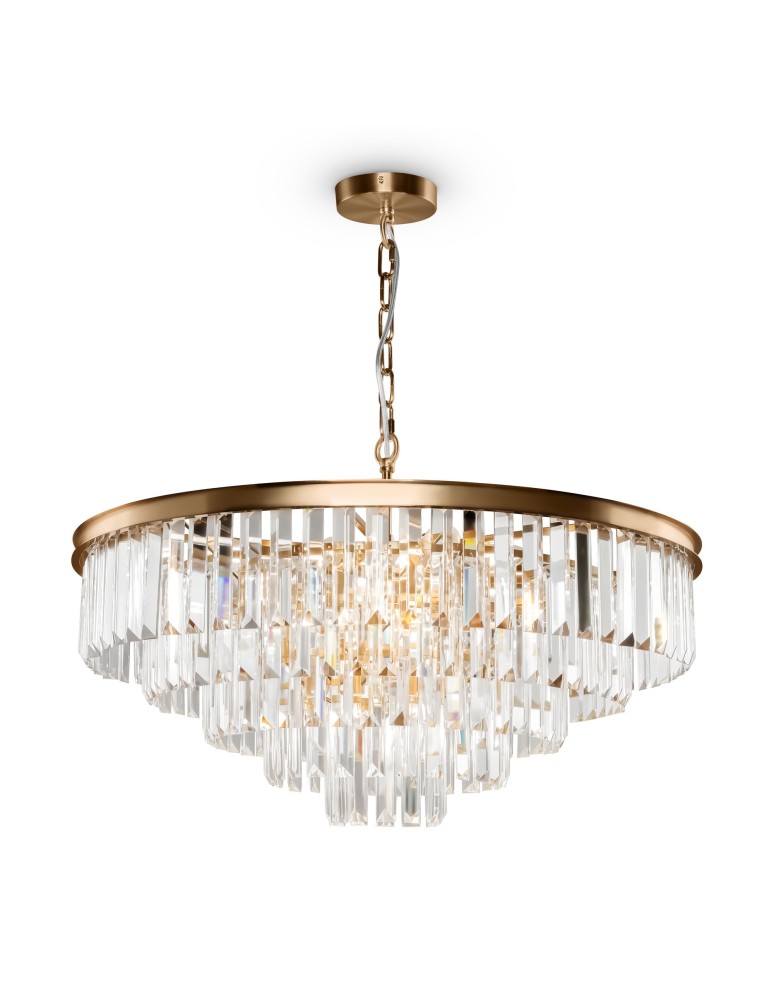 Żyrandole glamour - Maytoni Revero Wisząca E14 12x40W   Mosiądz  MOD085PL-12BS - produkt kolory-swiatla.pl 1