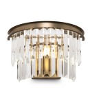Kinkiety glamour - Maytoni Revero Ścienna E14 1x40W Mosiądz MOD085WL-01BS - produkt 3
