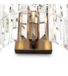 Kinkiety glamour - Maytoni Revero Ścienna E14 1x40W Mosiądz MOD085WL-01BS - produkt 4