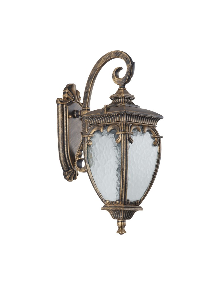 Kinkiety zewnętrzne - Maytoni  Fleur Ścienna E27 1x60W   Czarny  Złoty O414WL-01GB - produkt kolory-swiatla.pl 1