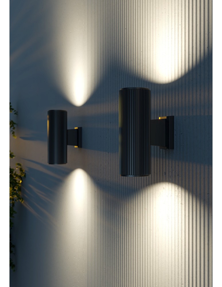 Kinkiety zewnętrzne - Maytoni Rando Ścienna E27 2x60W   Czarny  O419WL-02B - product kolory-swiatla.pl 2