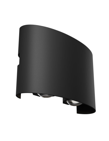 Maytoni Strato Ścienna LED 4W 3000K 382lm Czarny  O417WL-L4B3K