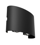 Kinkiety zewnętrzne - Maytoni Strato Ścienna LED 4W 3000K 382lm Czarny  O417WL-L4B3K - product 3