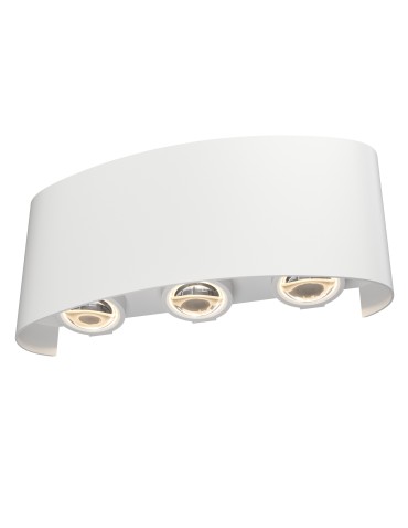 Maytoni Strato Ścienna LED 6W 3000K 594lm Biały  O417WL-L6W3K