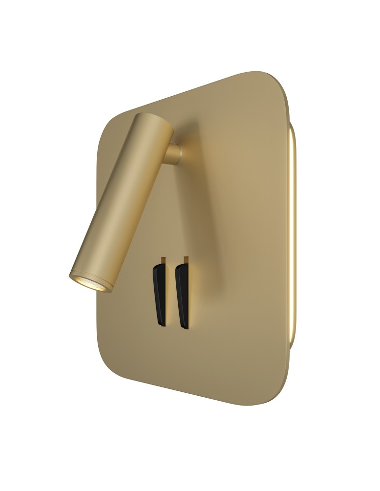 Kinkiety - Maytoni Ios 176 Ścienna LED 6.9W 3032K 689lm Złoty Matowy   C175-WL-01-6W-MG - produkt kolory-swiatla.pl 1