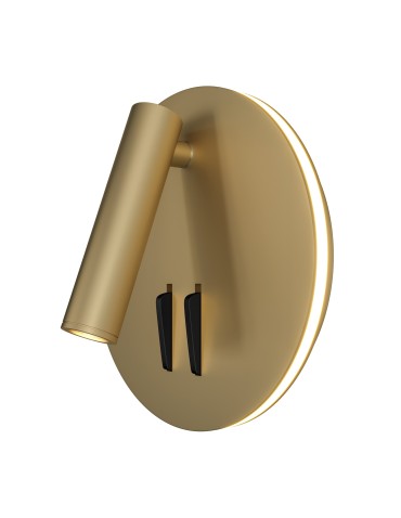 Maytoni Ios 176 Ścienna LED 6.9W 3032K 689lm Złoty Matowy   C176-WL-01-6W-MG - product 2