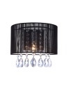 ITALUX Essence 1x40W E14 230V Czarny A.9262/1 BK Kinkiet