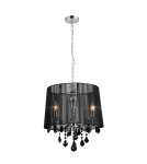Żyrandole glamour - ITALUX Cornelia 3x40W E14 230V Czarny MDM-2572/3 BK Wisząca - product 1