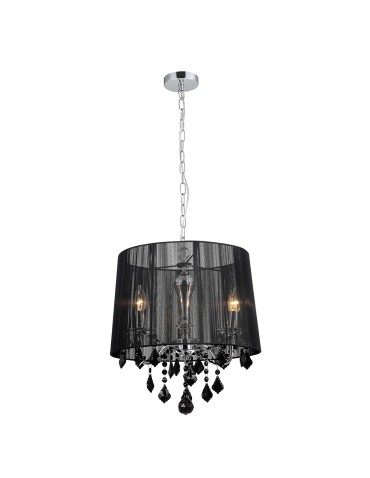 ITALUX Cornelia 3x40W E14 230V Czarny MDM-2572/3 BK Wisząca