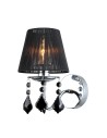 ITALUX Cornelia 1x40W E14 230V Czarny MBM-2572/1 BK Kinkiet