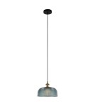 Lampy wiszące niebieskie - ITALUX Davide 1x60W E27 230V NIEBIESKI MDM-2916/1 BL Wisząca - product 1