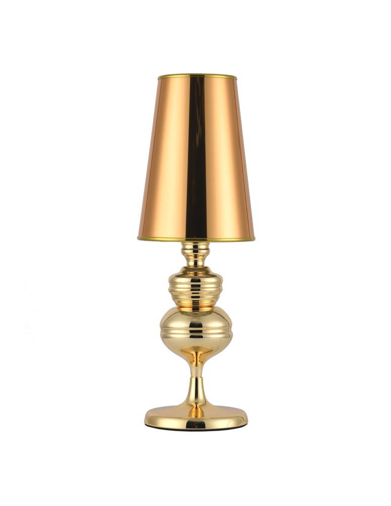 Step into Design Lampa stołowa QUEEN złota 18 cm            