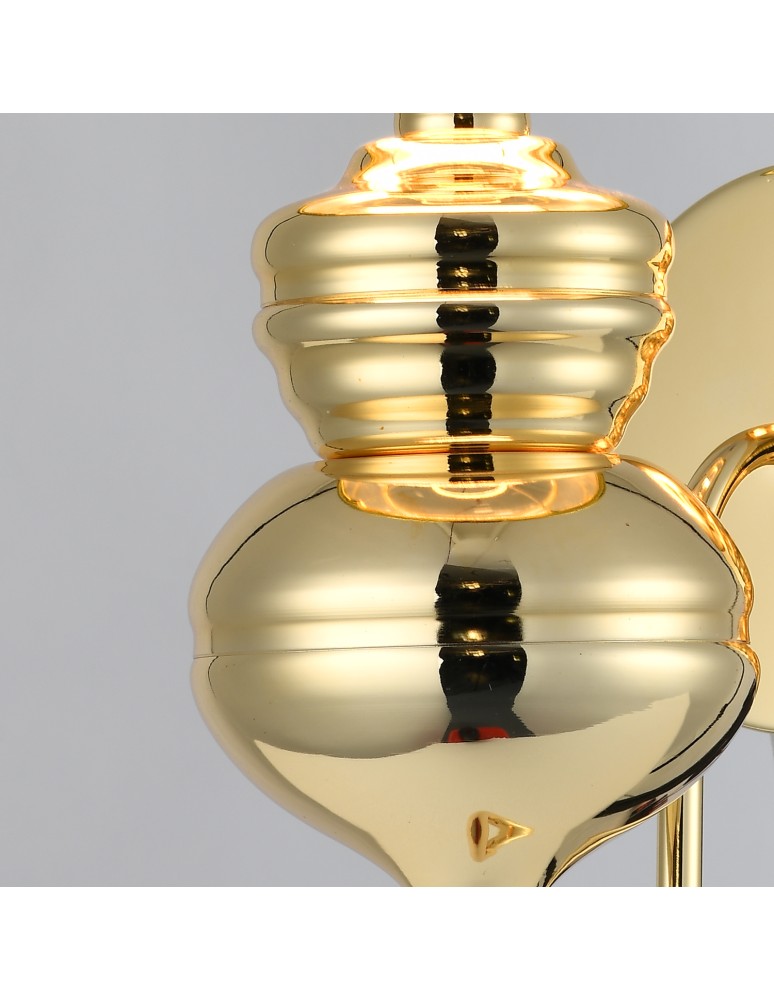 Step into Design Lampa ścienna QUEEN złota 18 cm Step into Design Lampa ścienna QUEEN złota 18 cm