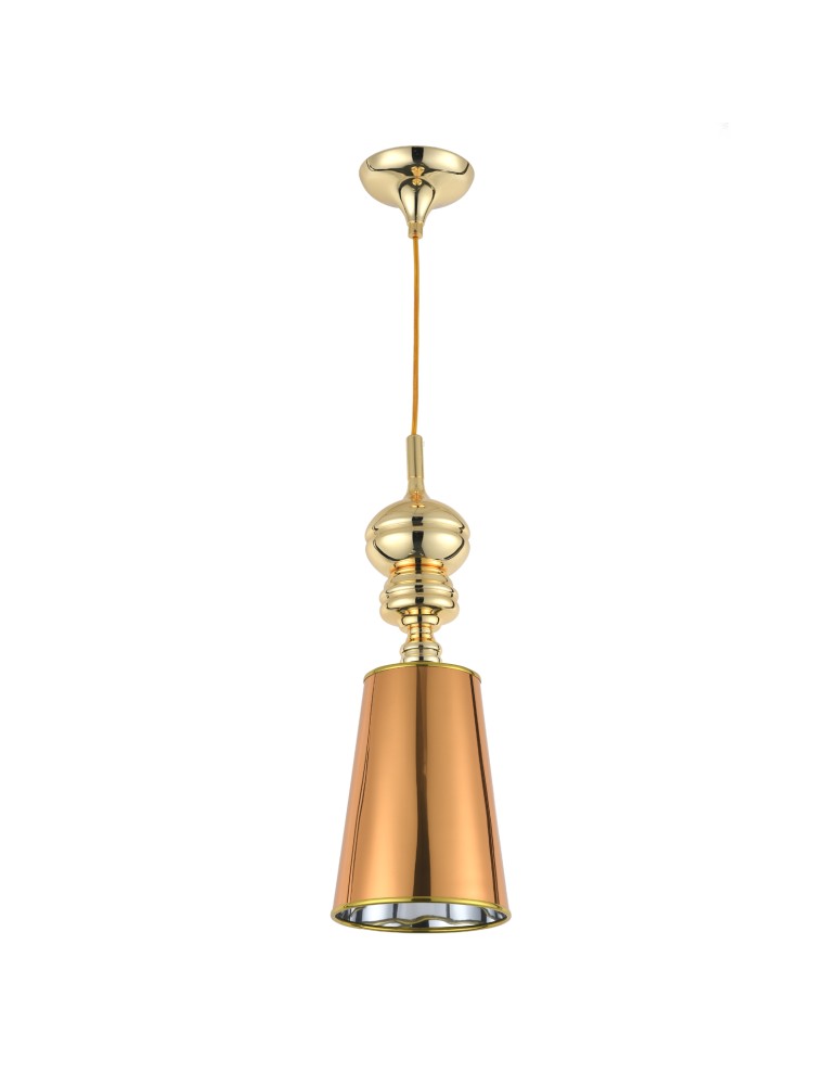 Step into Design Lampa wisząca QUEEN-1 złota 18 cm             Step into Design Lampa wisząca QUEEN-1 złota 18 cm
