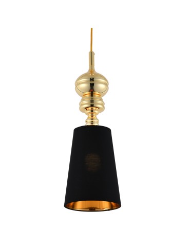 Step into Design Lampa wisząca QUEEN-1 złoto czarna 18 cm
