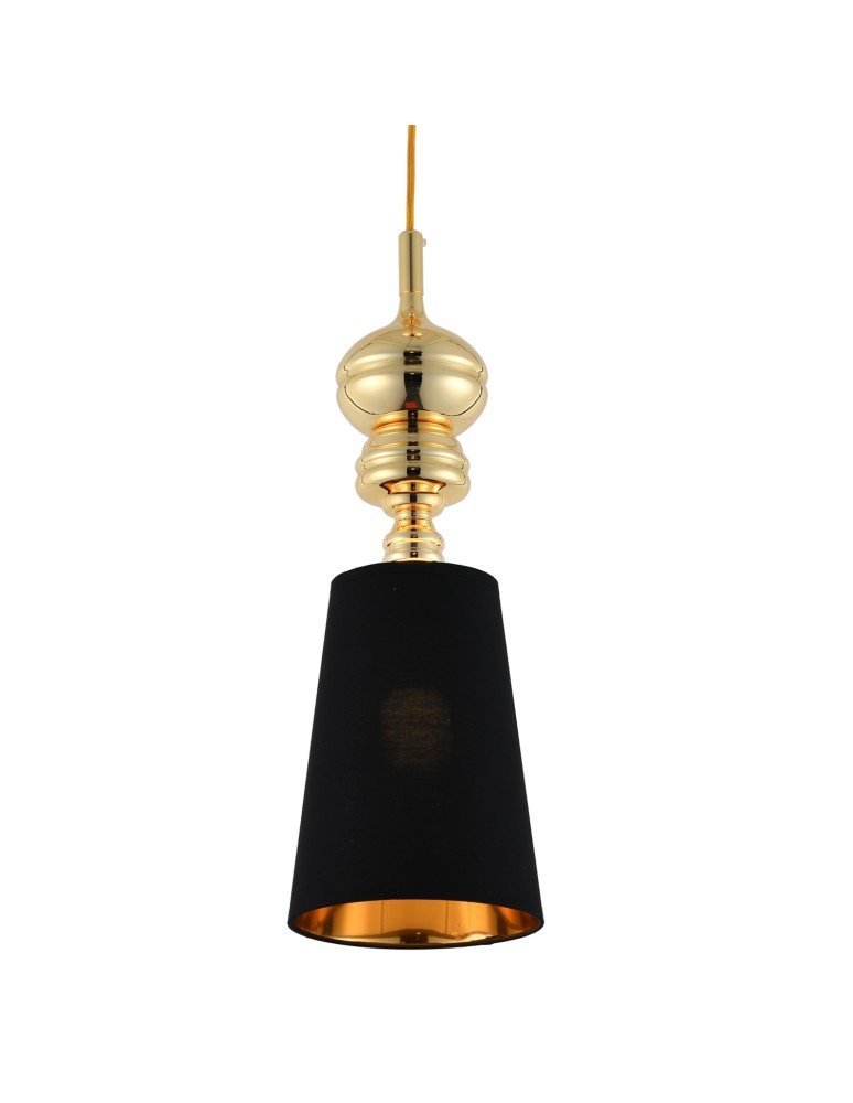 Step into Design Lampa wisząca QUEEN-1 złoto czarna 18 cm             Step into Design Lampa wisząca QUEEN-1 złoto czarna 18 cm
