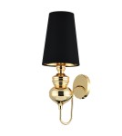Step into Design Lampa ścienna QUEEN złoto czarna 18 cm             Step into Design Lampa ścienna QUEEN złoto czarna 18 cm