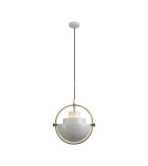 Step into Design Lampa wisząca MOBILE biała 38 cm Step into Design Lampa wisząca MOBILE biała 38 cm