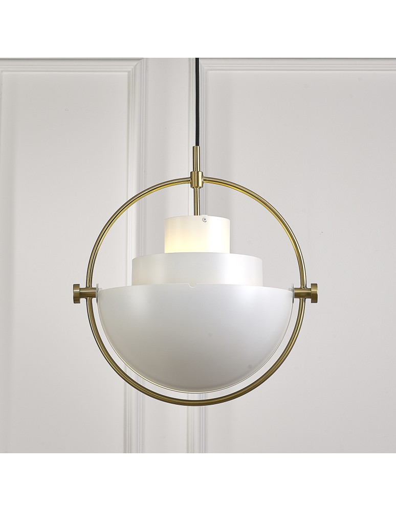 Step into Design Lampa wisząca MOBILE biała 38 cm Step into Design Lampa wisząca MOBILE biała 38 cm