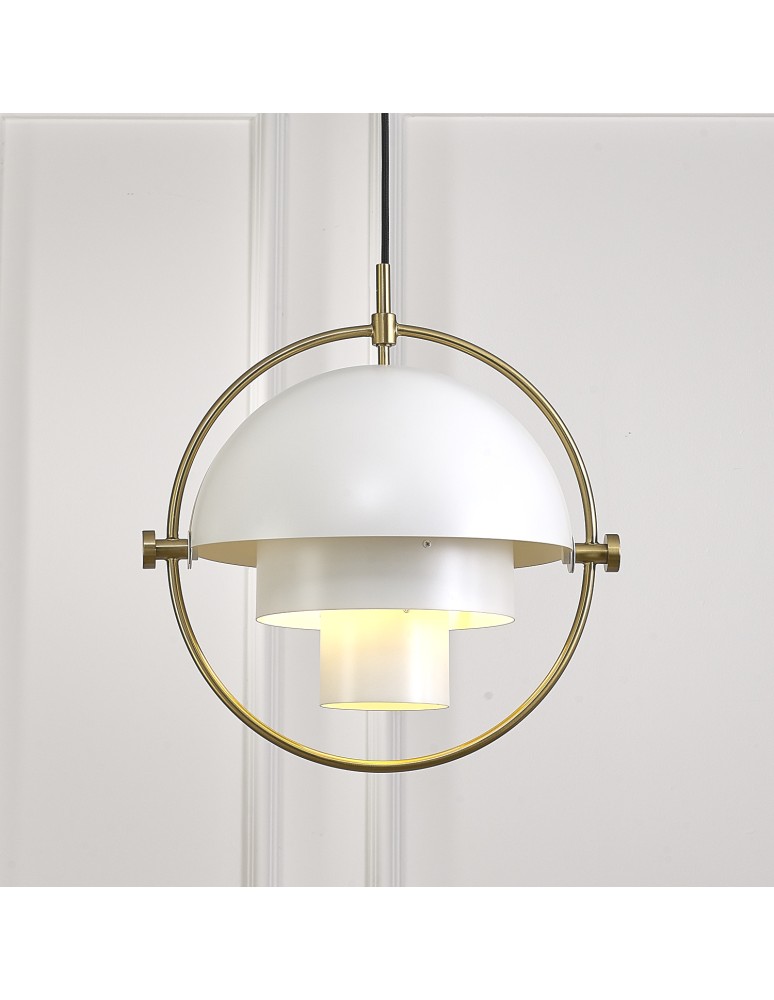 Step into Design Lampa wisząca MOBILE biała 38 cm Step into Design Lampa wisząca MOBILE biała 38 cm
