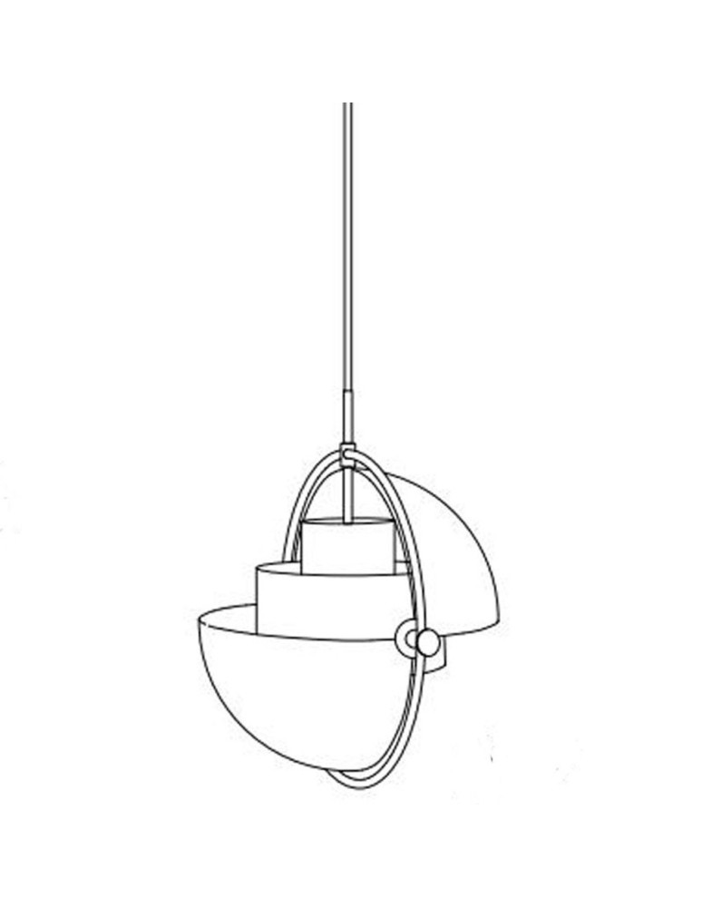 Step into Design Lampa wisząca MOBILE biała 38 cm Step into Design Lampa wisząca MOBILE biała 38 cm