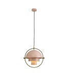 Lampy wiszące w stylu skandynawskim - Step into Design Lampa wisząca MOBILE różowa 38 cm              - product 8